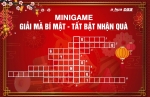 Minigame Giải mã bí mật - Tất bật nhận quà